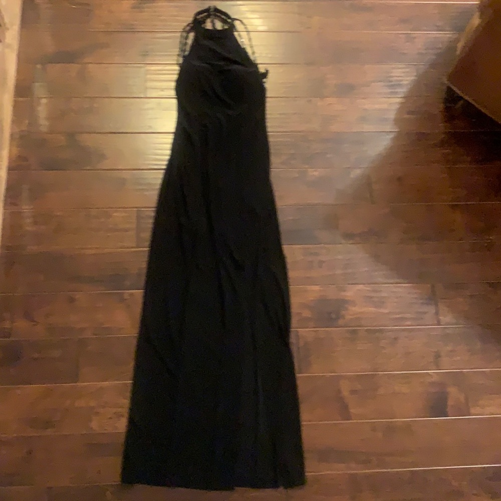 Jump apparel by Wendye Chaitin black maxi fitted dress/gown